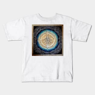 Metatron Fractal Mandala Zentangle Kids T-Shirt